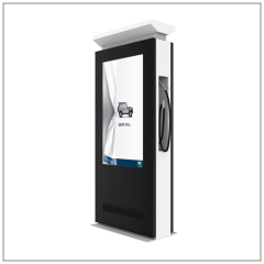 43&quot; 55&quot; 65&quot;  EV CHArging POST With DOUBLE SIDED High Brightness DisplayS.