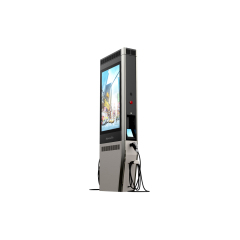 43&quot; 55&quot; 65&quot; EV CHArging POST With High Brightness Double Sided Displays.