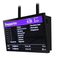 KWO55-65 Passenger Information LCD Displays-Single Side