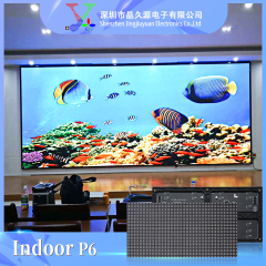 ndoor Video Wall Full Color HD P6 P5.95  Panel LED Display Screen