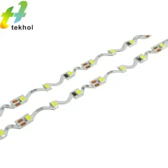 China Shenzhen Tekhol High Luminance 2835 SMD S Flexible LED Strip IN 24V DC IP33 Led Light Strip 2000 - 9999 pieces 10 White TH-S60-2835