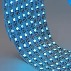 Tekhol Outdoor Led Flexible Strip Uv Resistant Waterproof Silicone Ip67 Neon Lights 50 - 199 pieces 10W Blue