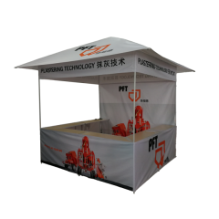exhibition kiosk Booth tent with customized printing  3x3m