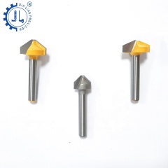ACP V Groove Cutter for Aluminum Composite Material Panels Carbide Tool for Grooving ACP 6mm 38-70mm
