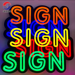 【Hot sale products】SHINING Acrylic Neon Sign Wholesale Led Signs Led Neon Light Sign 3D Led Outdoor Signage party letters Acrylic Letters 1 - 499 centimeters Neon Signs Customized Customized