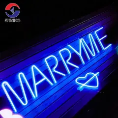 SHINING Surprise Gift Wholesale Led Flex Neon Sign Custom Soft Led Neon For Wedding Birthday Party Celebration Decoration 1 - 149 pieces Neon Signs Customized Customized