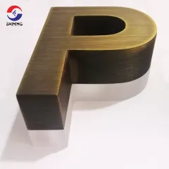 SHINING Selling Custom Decorative Stainless Steel Metal Signage Letters Backlit Letter Sign Business Signs Logo Outdoor 10 - 199 centimeters Illuminated Signs Customized Customized