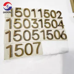SHINING Stainless Steel Marquee Letter Sign factory direct sales,high quality guarantee Custom Decorative 1 - 49 pieces Non Illuminated Signs Customized Customized