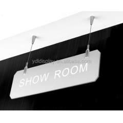 Aluminium Cable Wire Ceiling Hanging Signage Display System
