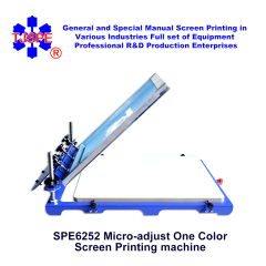 SPE6252 Micro-adjust One Color Screen Printing Machine