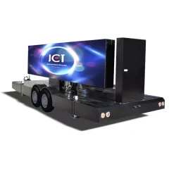ITALY Hydraulic outdoor mobile led billboard trailer led sign advertising vehicle &gt;= 1 sets