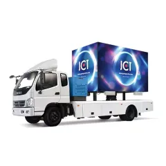 four-sided 360 degree full-screen digital advertising truck, mobile food truck &gt;= 1 sets