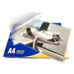 yidu Hot Sale three layers white insert A3 A4 75mic to 250mic hot Laminating pouche film  1 boxes(MOQ)