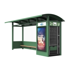 Out Bus Shelter With Kiosk