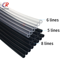 4line 8line solvent ink tube for Inkjet Printer UV flatbed printer black ink pipe hose 4x2.5mm 4.2*2.8mm 5lin 6line ink tube select sku