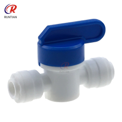 Plastic two way valve for Doncan inkjet printer 3-way switch 2/3 Flushing switch for solvent printer Pressure barrel ball valve