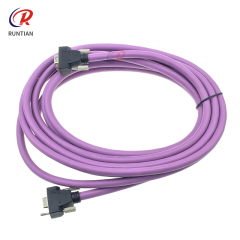 LVDS high density cable for Allwin Human Yaselan solvent printer 14Pin Purple cable for Byhx main board 4m 6m 9m PCI Data cable select sku