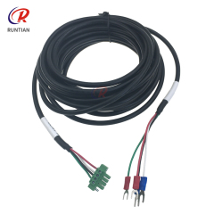 4-core power cord for Allwin Yaselan Xuli Dika solvent printer 4pin data cable 7m power cord for inkjet printer with byhx board