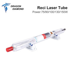 Co2 laser tube 80w 100w 150w 180w reci w1 w2 w4 w6 w8 laser tube cutting machine Reci -W1 75W