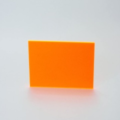 Fluorescent Orange Extruded Acrylic Sheet