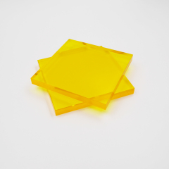 Fluorescent Yellow Extruded Acrylic Sheet