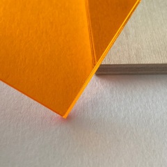 3mm Translucent Orange Cast Acrylic Sheets