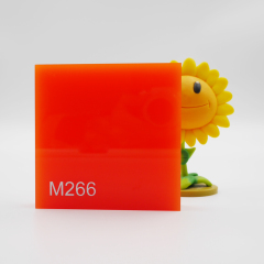 3mm Opaque Orange Cast Acrylic Sheets