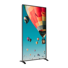 85 Inch Indoor Floor Stand LED Screen Intelligent Split Screen Display Advertising Player
