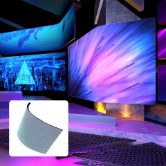 Custom 2x2 3x3 commercial display curved panel OLED video wall with flexible screen