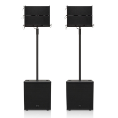 Active line array kit Q5+Q5-SUB（ Including 4 line array speakers + 2 source subwoofers）