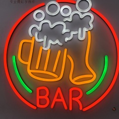 Customized design 3d flex acrylic neon letters LED neon sign for bar decor