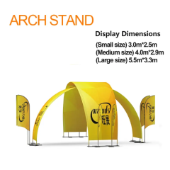 Arch Banner Stand BOW-3