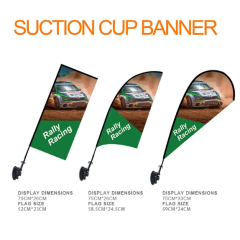 SUCTION CUP BANNER