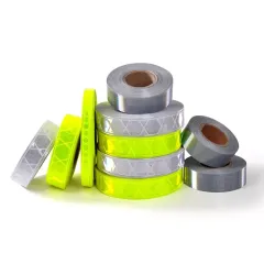 EN471 certified high gloss trim sew on reflective PVC tape for clothin