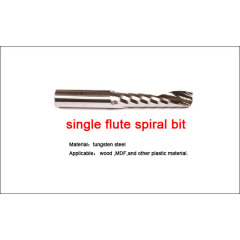 single flute spiral bit