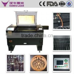 900*600mm china workshop Hot Sale Fabric/Acrylic/Wood/Granite CO2 laser cutting machine