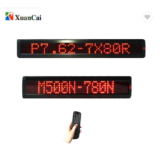 Programable Led message display P7.62-7x80 wifi led board wireless App operate function Red Color modules Red 1 Piece(Min. Order)