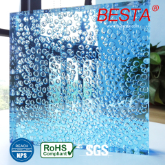 7-50mm Thickness Standard Glass Sheet Sizes Decorative Acrylic Water Bubble Wall Panel Light Diffuser sheet acrylic shapes 500 - 999 kilograms