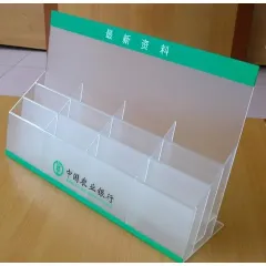 Clear Acrylic Table Slanted Menu Stand Display Sign Holder With/Without Business Card 200 kilogram/kilograms