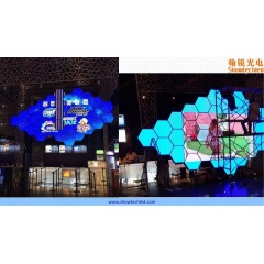 Showtechled customized special-shaped LED display indoor and outdoor transparent screen, HD screen, ultra-light and ultra-thin lightweight advertising screen stadium screen LED HD screen 