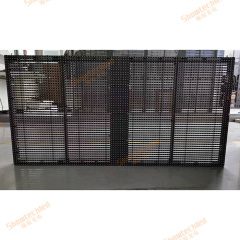 Showtechled Outdoor Transparent LED Display Outdoor transparent light bar screen Ice screen Wall SCREEN LED screen Full color screen