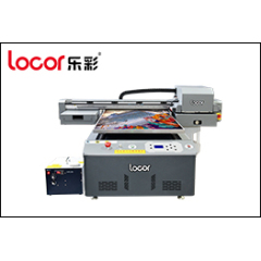 Locor UV-6090 Small UV Flatbed Printer for glass/bottles/phonecase customized gift printing