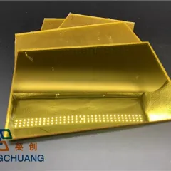 1220*2440mm 1.5~50mm Thickness Acrylic mirror Golden mirror Purple mirror Acrylic for Construction