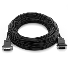 Pure Fiber DVI Active Optical Cable DVI connector at both ends