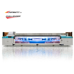 FY-UV5300W 5.3M extra large UV belt feeding Roll Printer soft PVC films digital printing machine with 1024GS printhead U1024GS