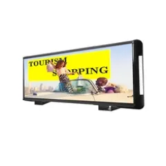 P2 DOOH Media Screen Double-sided Taxi Top LED Display Waterproof Taxi LED Sign Negotiable