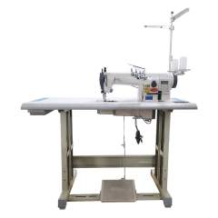 Industrial Sewing Machine With Stand &amp; Servo Motor For Finishing Banners Fully Automatic