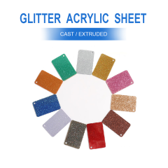 Fast Delivery Colorful Non-Toxic Flat And Smooth Plastic Panel Acrylic Gold Glitter Acrylic Sheet PMMA 350-2999KG