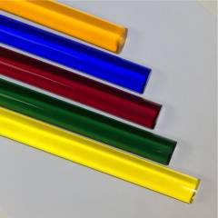 XiShun pmma high quality colored acrylic rod customized sizes acrylic rod 350-2999KG