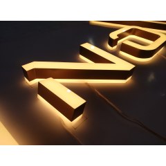 China led 3d letter sign maker illuminated light up shop signage office signs customized